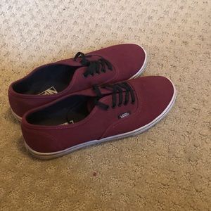 Maroon vans